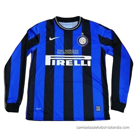 1ª Camiseta Inter Milan Manga Larga Retro 2009-2010 - Haga un click en la imagen para cerrar